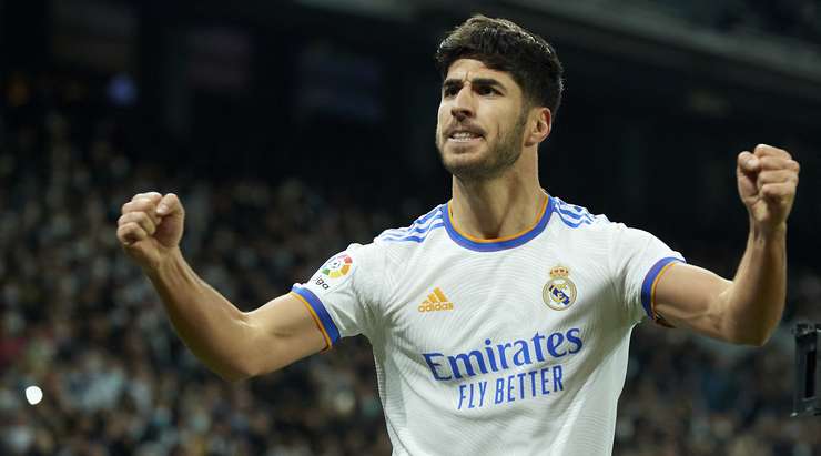 Marco Asensio doubled Madrid's lead