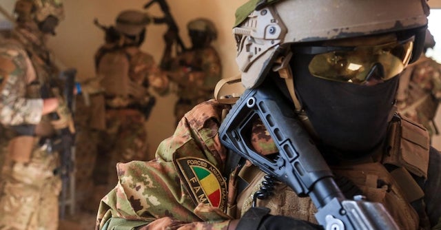 Malian military fighting terrorists