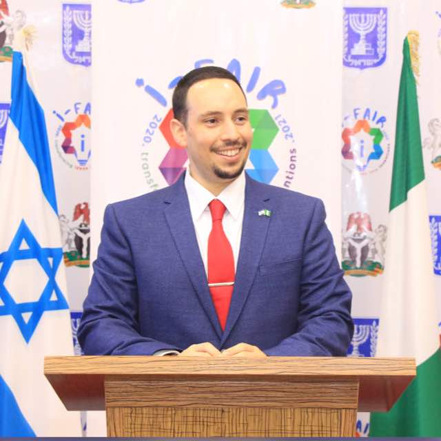 Mr Yotam Kreiman, Charge d’ Affairs of Israel and acting Ambassador of Israel to Nigeria.