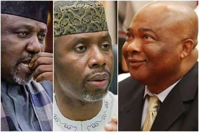 Okorocha, Uche Nwosu and Hope Uzodimma