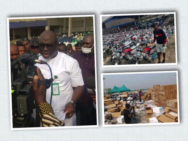 Rep. Sunny-Goli and the items he gave out
