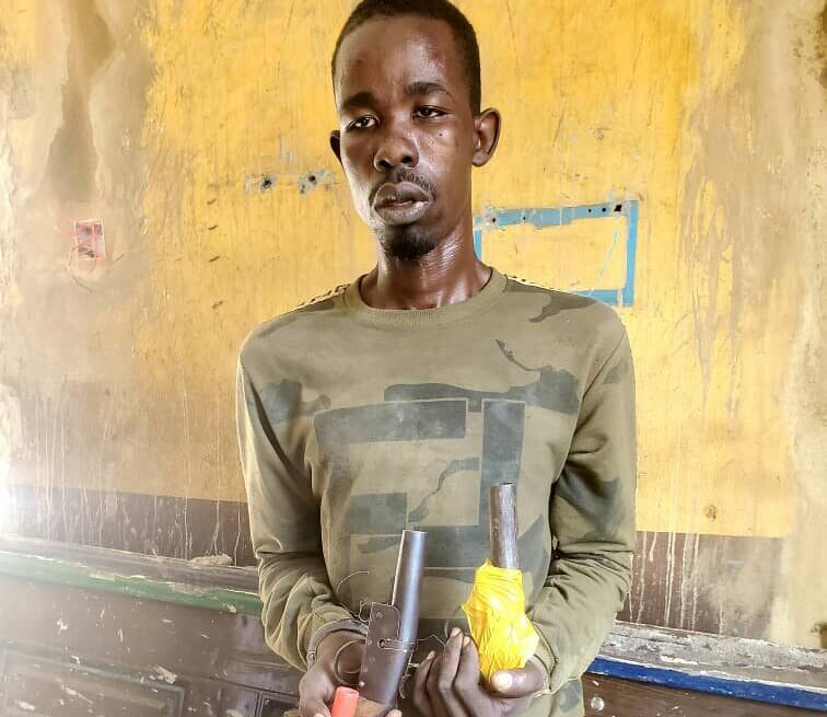 The suspected robber