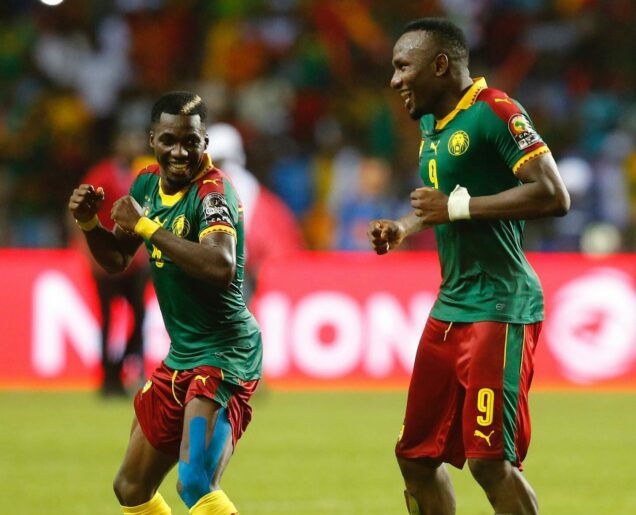 Some players of Indomitable Lions of Cameroon