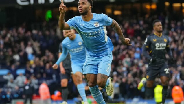 Sterling scores for Man City