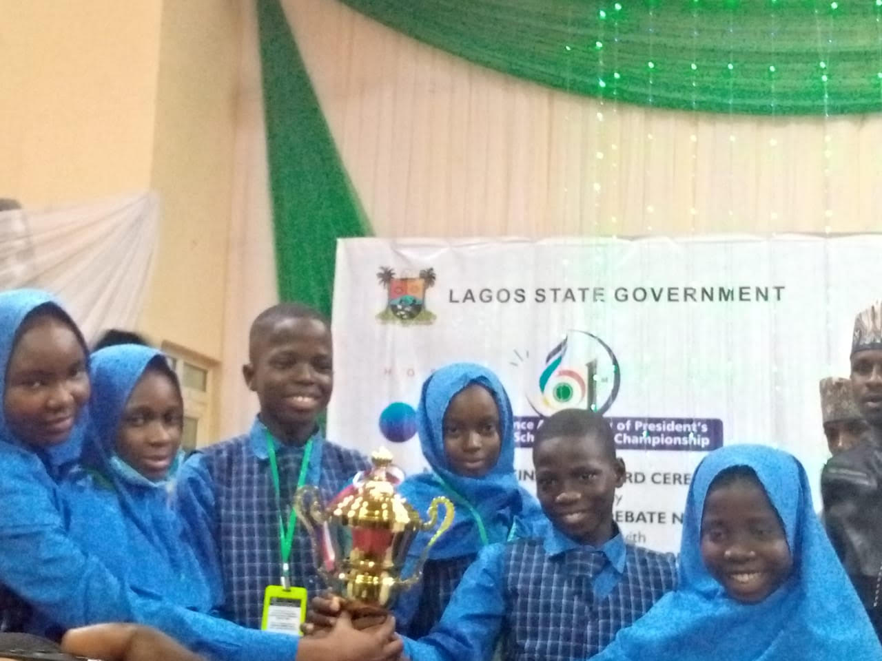 The victorious Kwara students
