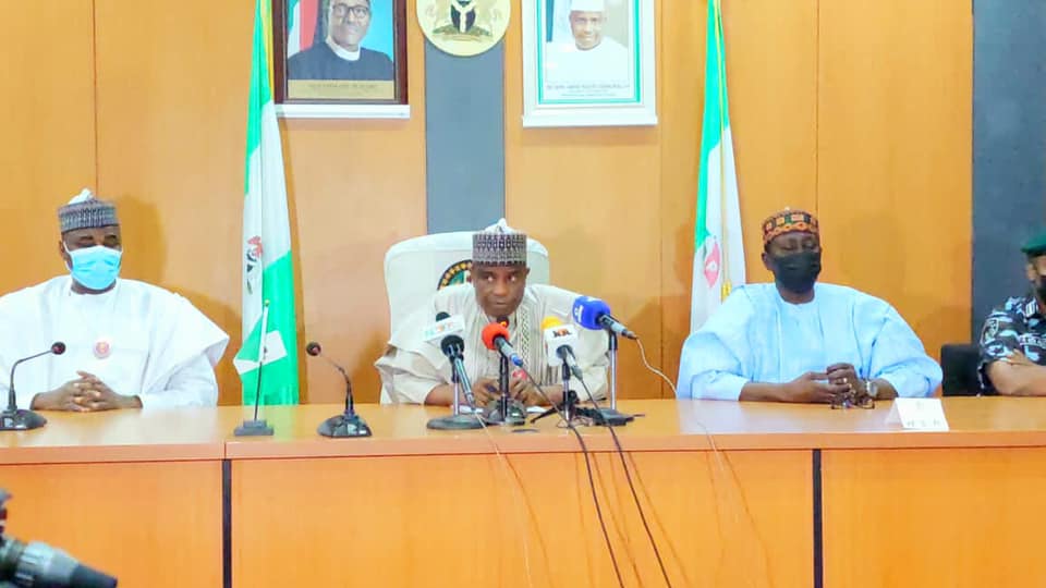 Tambuwal with Monguno on Friday