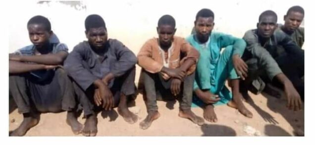 The 6 kidnap suspects arrested in Kogi State