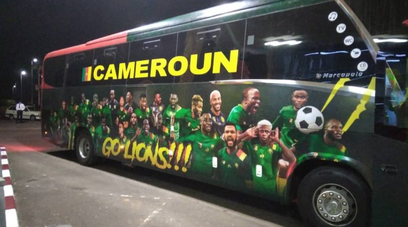 The new bus donated to Indomitable Lions by Samuel Eto'o Fils