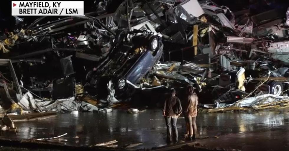 Tornado havoc in Mayfield Kentucky