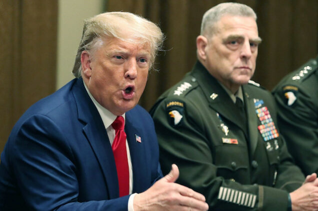 Trump and General Mark Milley