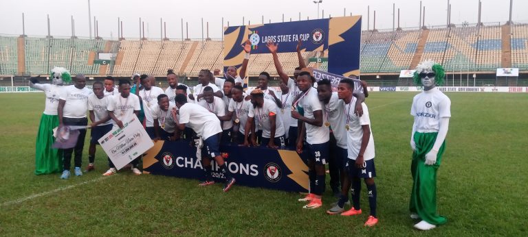 Vandrezzer FC Lagos Challenge Cup champions