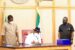 L-R: Speaker, Rivers State House of Assembly, Rt. Hon. Ikuinyi-Owaji Ibani; Governor of Rivers State, Nyesom Ezenwo Wike and Rivers State Commissioner for Finance, Mr Isaac Kamalu during the signing of the 2022 Appropriation Bill into law by Governor Wike at the Government House, Port Harcourt on Tuesday.