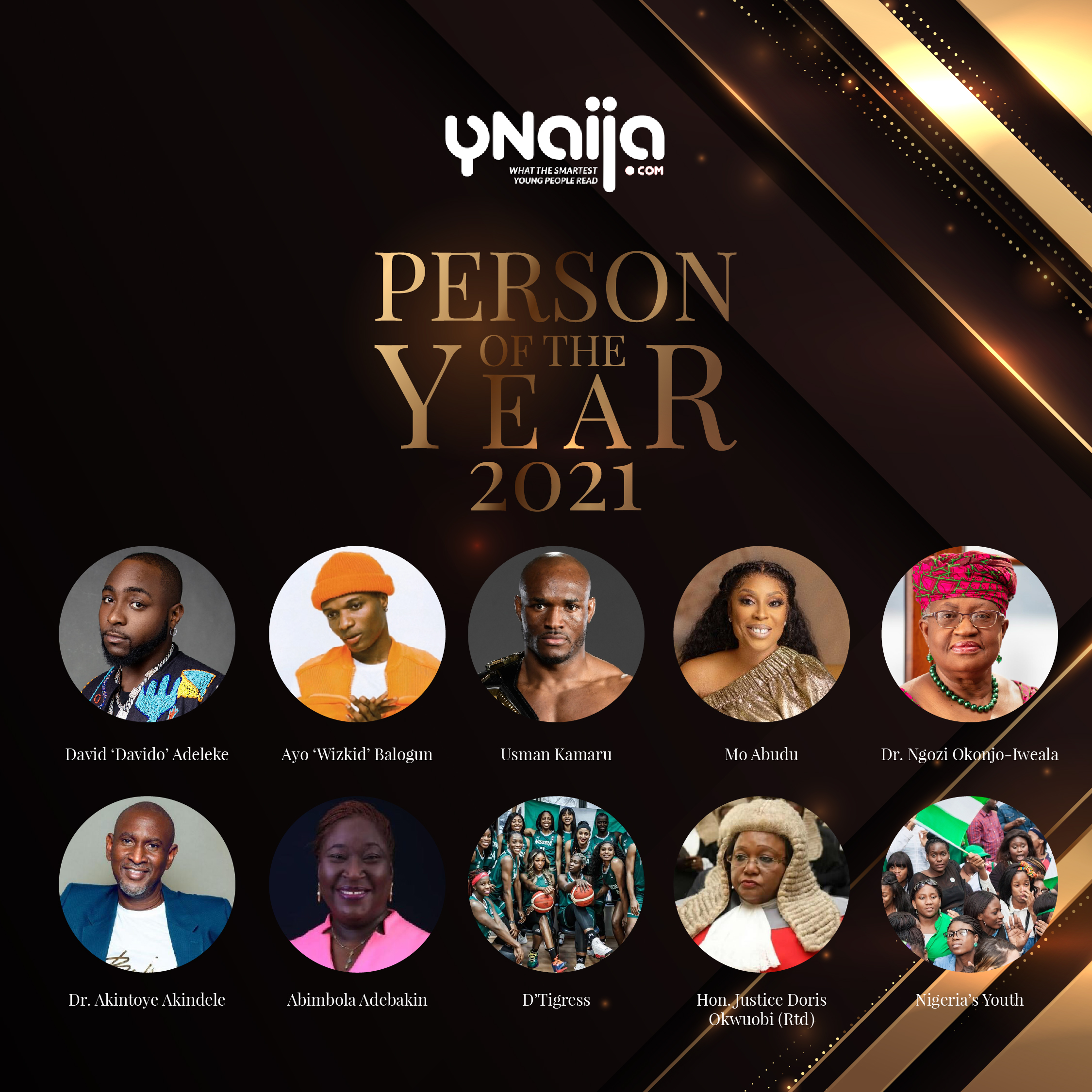 Wizkid, Dr. Ngozi Okonjo-Iweala, Mo Abudu, others make Y!/YNaija Person of the Year nominees list