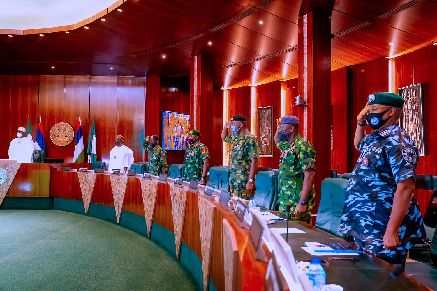 Buhari presides over security council meeting