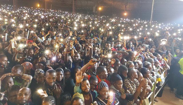 Huge crowd at Adoration Crusade