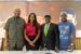 L-R: Jenkins Alumona, CEO Flykite Productions; Jennifer Ukoh-Osamwonyi , Public Relations Manager, GOtv Nigeria; Rafiu Ladipo, President, Nigeria Boxing Board of Control (NBB of C); and Remi Aboderin, Secretary General of NBB of C at the press conference of the GOtv Boxing Night 24 held in Lagos