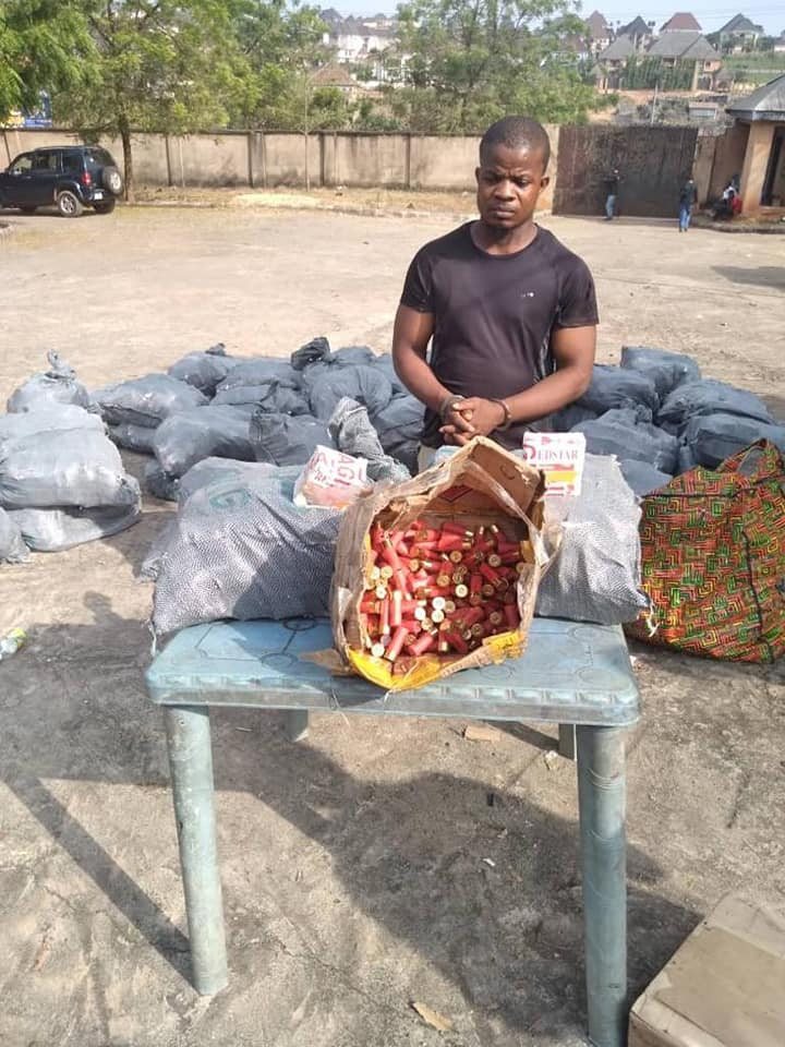 NDLEA intercepts 64,000 pump action cartridges and a pump action gun in Onitsha.