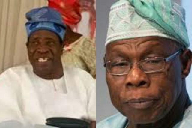Late Justice Babalakin and Obasanjo