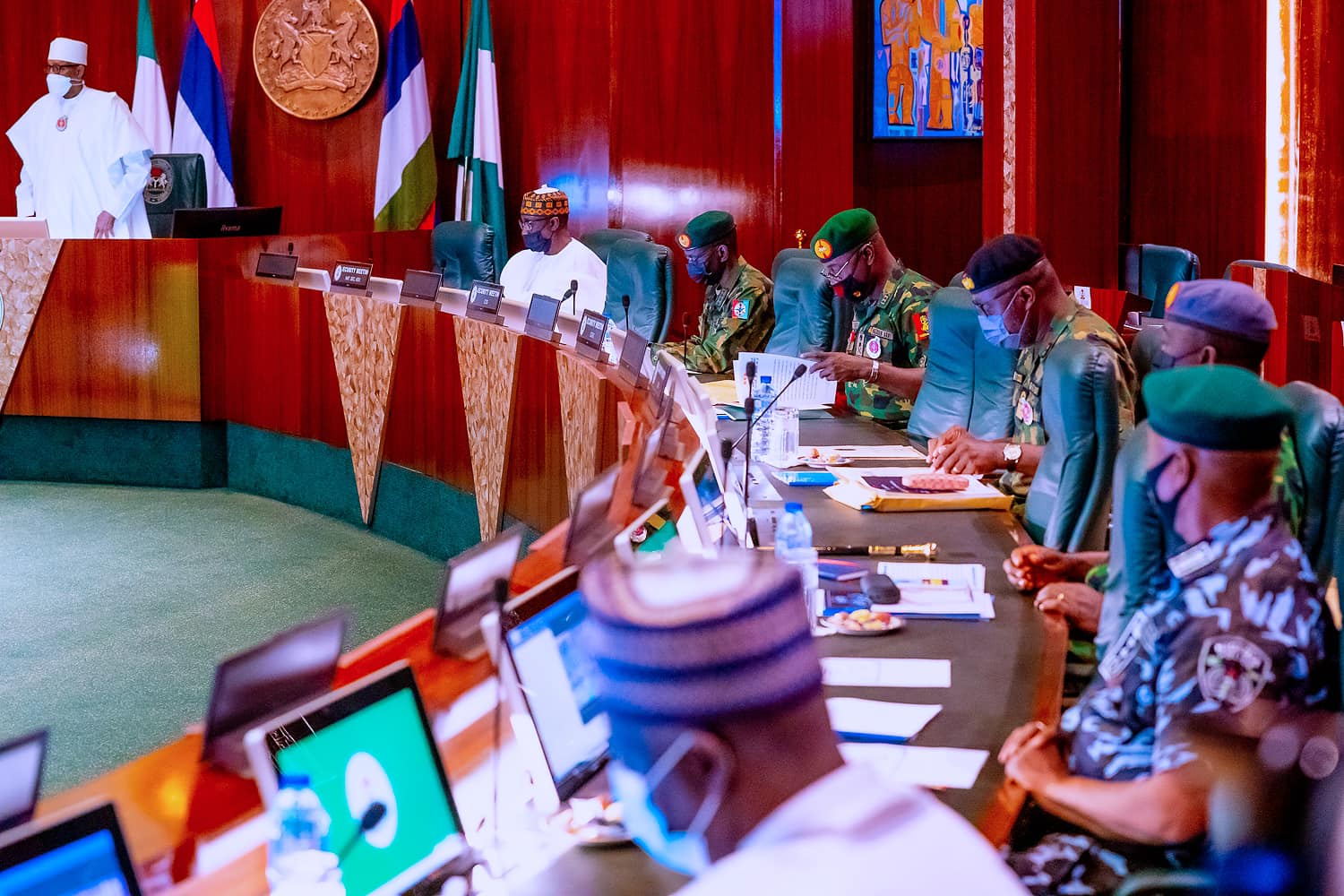 Buhari presides over emergency security council meeting