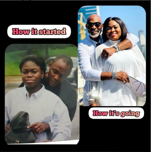 Richard Mofe-Damijo and wife, Jumobi