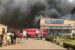 24 hours after, Next Cash and Carry supermarket still on fire