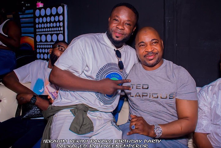 Yekini with MC Oluomo