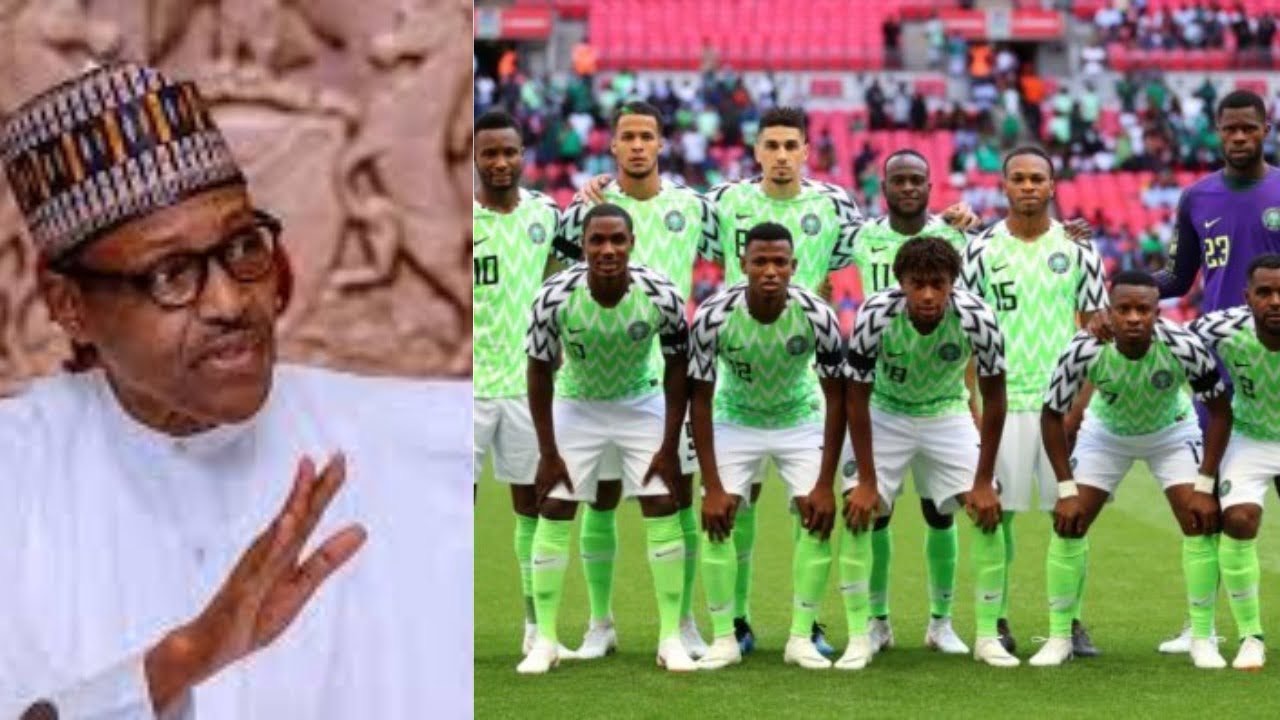 Buhari speaks with Super Eagles
