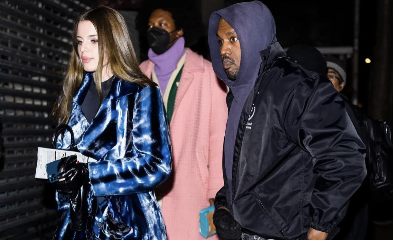 American rapper Kanye West and actress Julia Fox