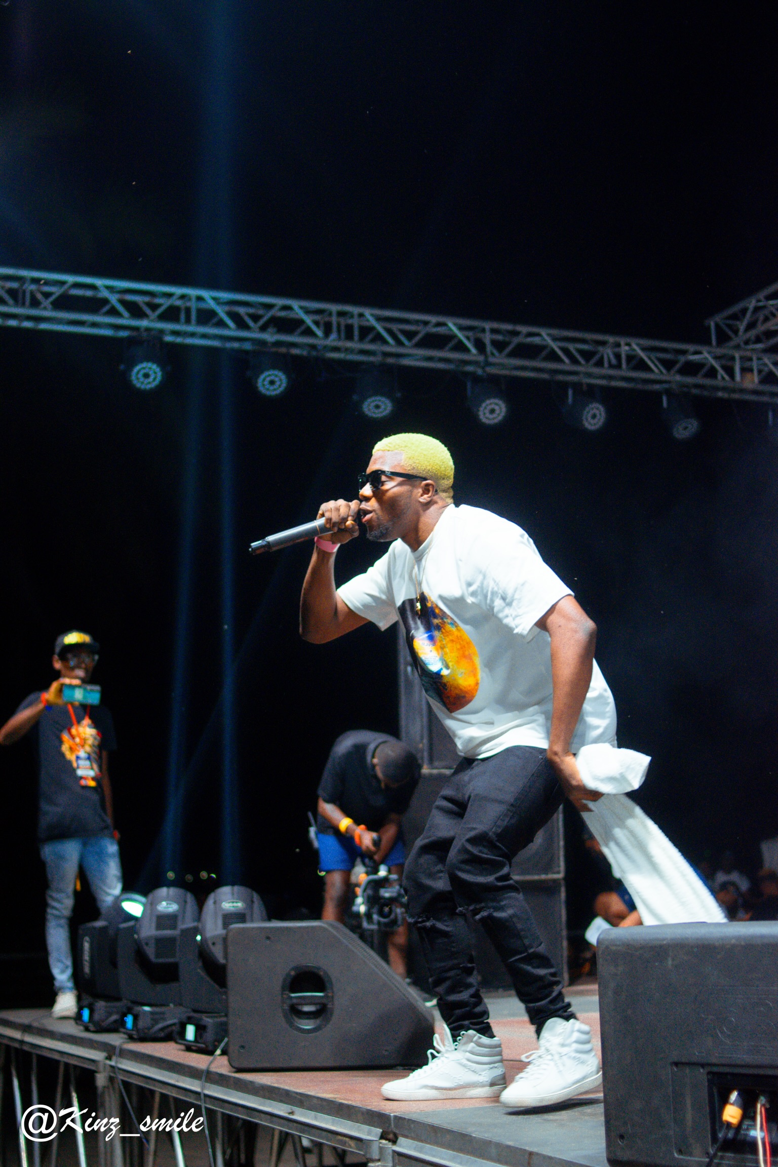 Kayset performing at the ‘Bayelsa Mega Jam’