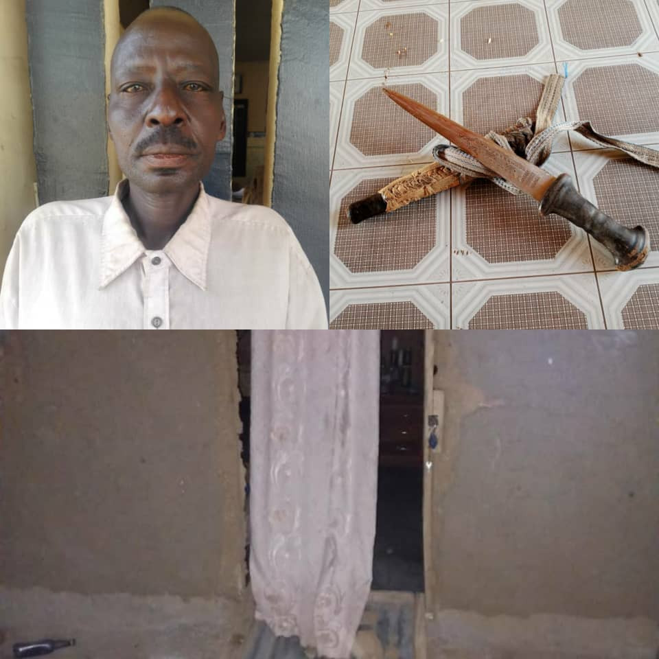Adamawa man Alpha stabs wife to death over Zink door