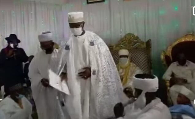 Prince Clem Agba turbanned Oduma of Auchi Kingdom