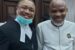 Barrister Ifeanyi Ejiofor and Nnamdi Kanu