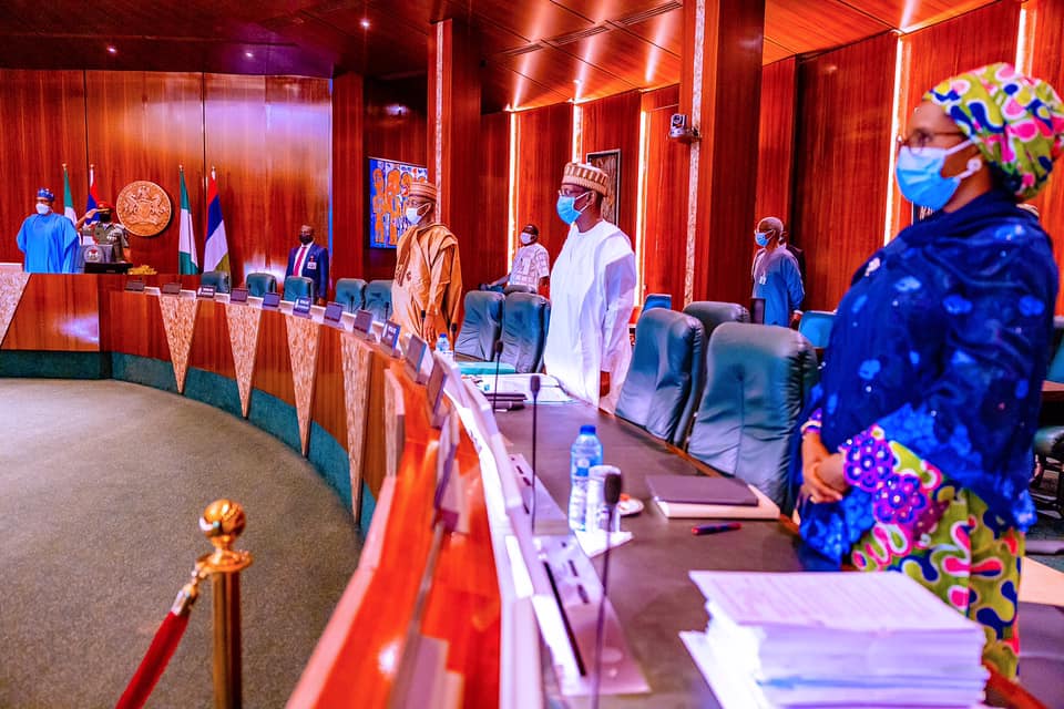 FEC members at the meeting with the president