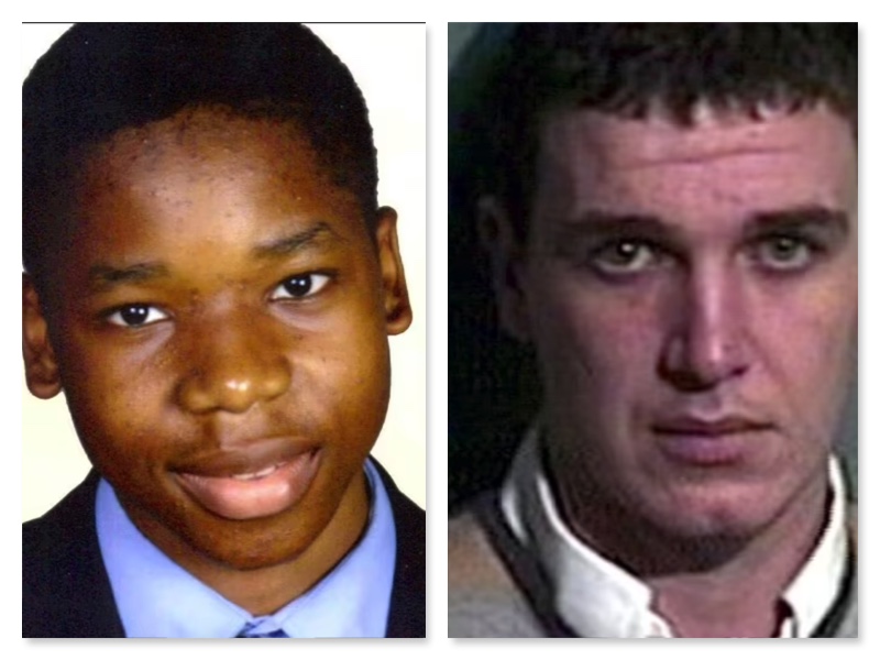 Christopher Alaneme and his killer Peter Connolly