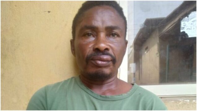 Daniel Udoh: arrested for stabbing one Emaka Umonko, the husband of a woman whom he was having secret love affair with to death in Ogun