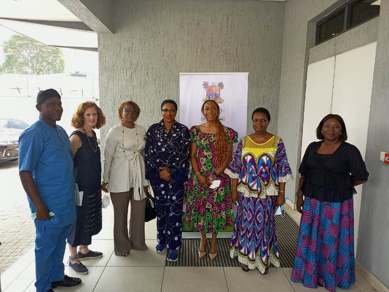 Fasawe and others at the event