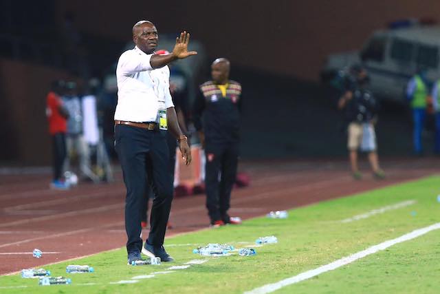 Coach Augustine Eguavoen affirms he is still in charge of the Super Eagles, contrary to rumours making the rounds on the social media.