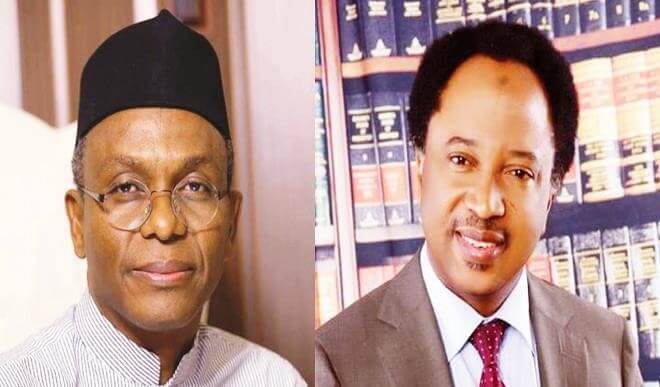 Governor Nasir El-Rufai of Kaduna State and Senator Shehu Sani
