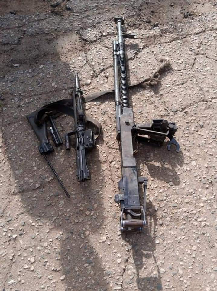 guns seized from Boko Haram/ISWAP in Biu, Borno 