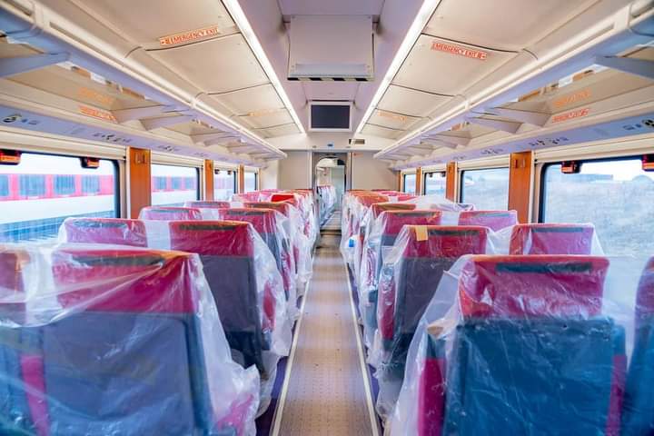 Inside the high speed Talgo train