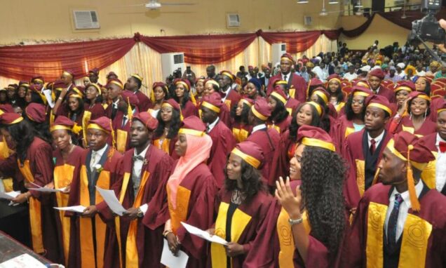 File Photo of graduates at UNILAG College of Medicine