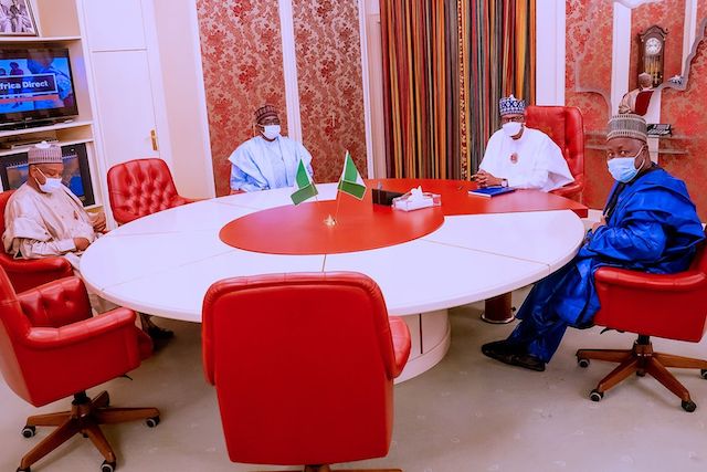 Flashback to the meeting by the governors with Buhari in November 2021