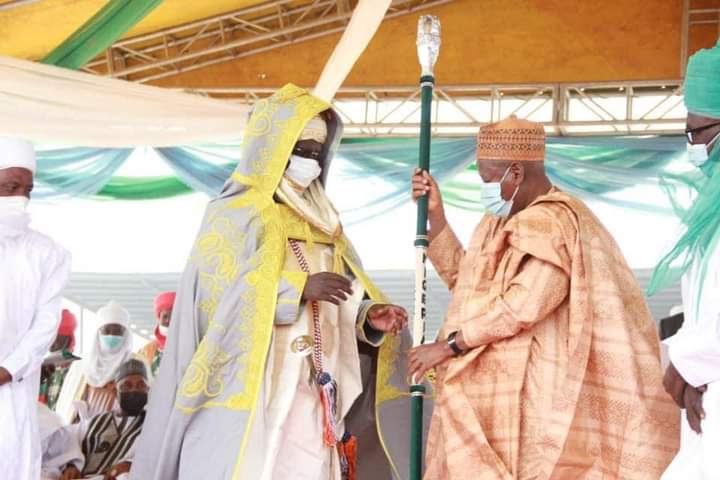 Ganduje and the Emir of Gaya Alhaji Aliyu Ibrahim