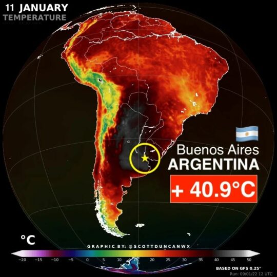 Heat wave hits Argentina