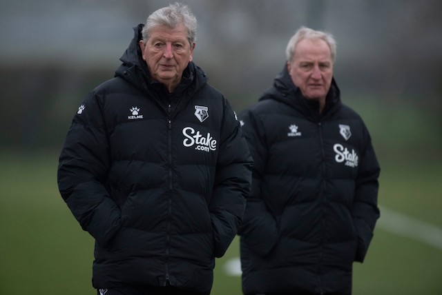 Hodgson and his assistant Ray Lewington