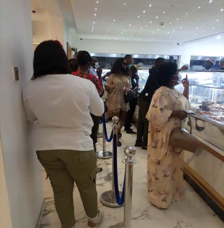 Customers at Foodies