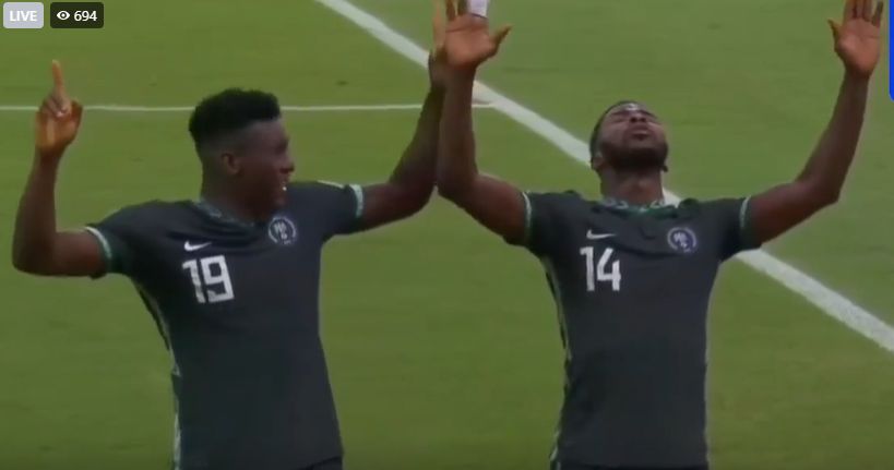 Iheanacho scored for Super Eagles at AFCON
