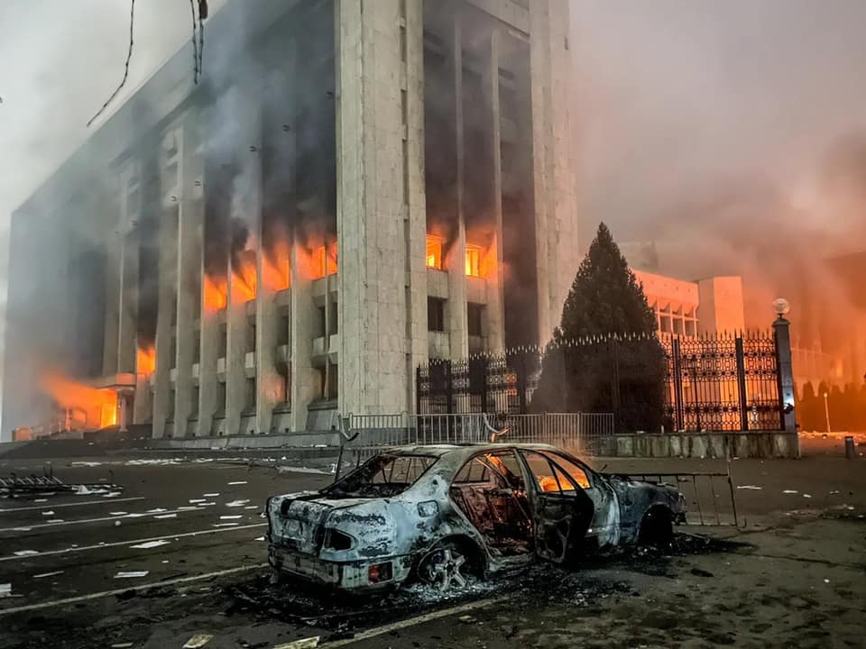 Kazakhstan on fire