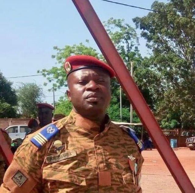 Lt.Col. Paul-Henri Sandaogo Damiba head of Burkina Faso junta