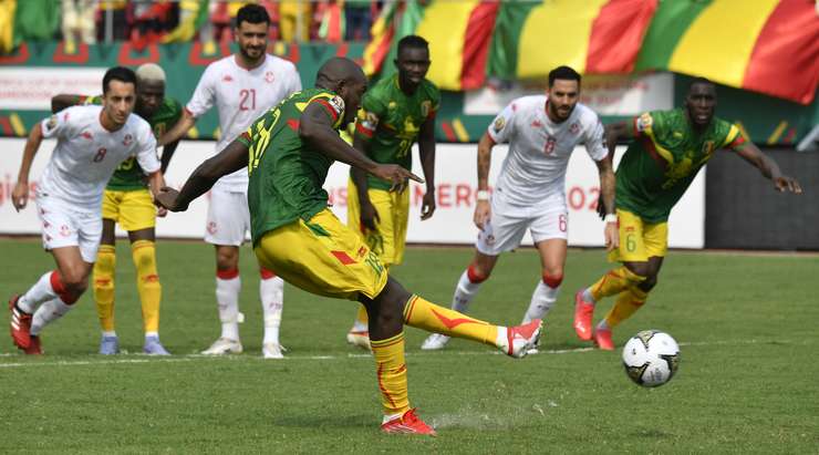 Ibrahima Kone scored Mali's only goal from the penalty spot